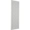 Ekena Millwork True Fit PVC Single Panel Herringbone Modern Style Fixed Mount Shutters, Hailstorm Gray, 18"W x 28"H TFP001HB18X028ST - alternate 3
